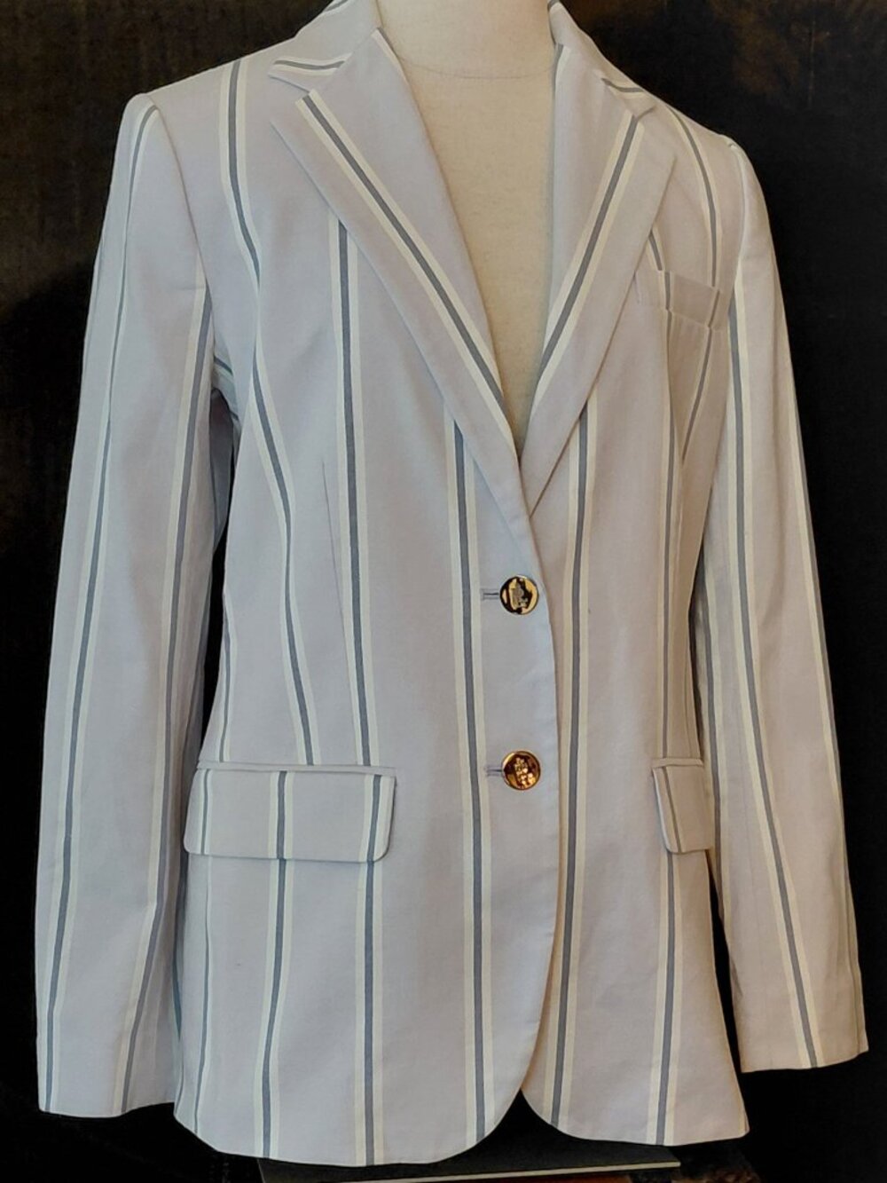 Lauren Ralph Lauren Striped Blazer Size 6 NWT $245 MSRP